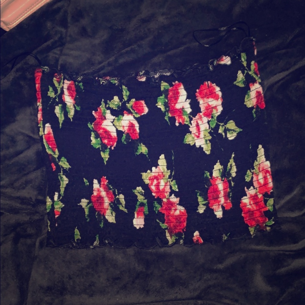 Floral crop top